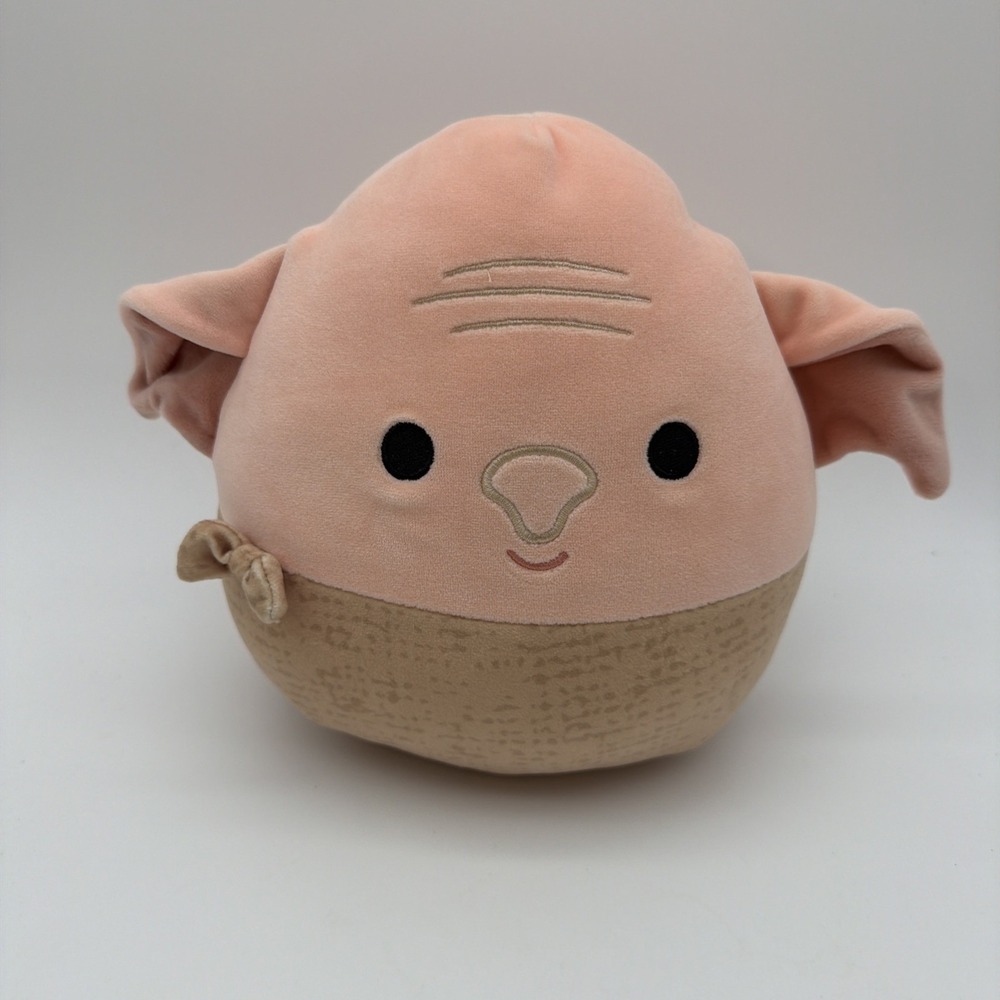 Squishmallows Harry Potter 8 inch Dobby Plush Pink Stuffed Toy Jazwares NWT
